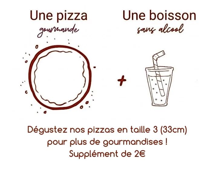 Pizza cuite au feu de bois à Chauray